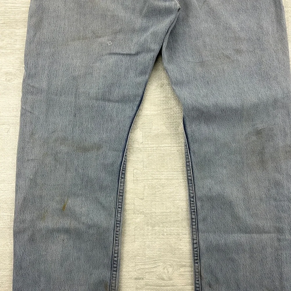 Vintage 90s Levis‎ 505 Jeans Size 34x30 Blue Light Wash Denim Regular Fit USA